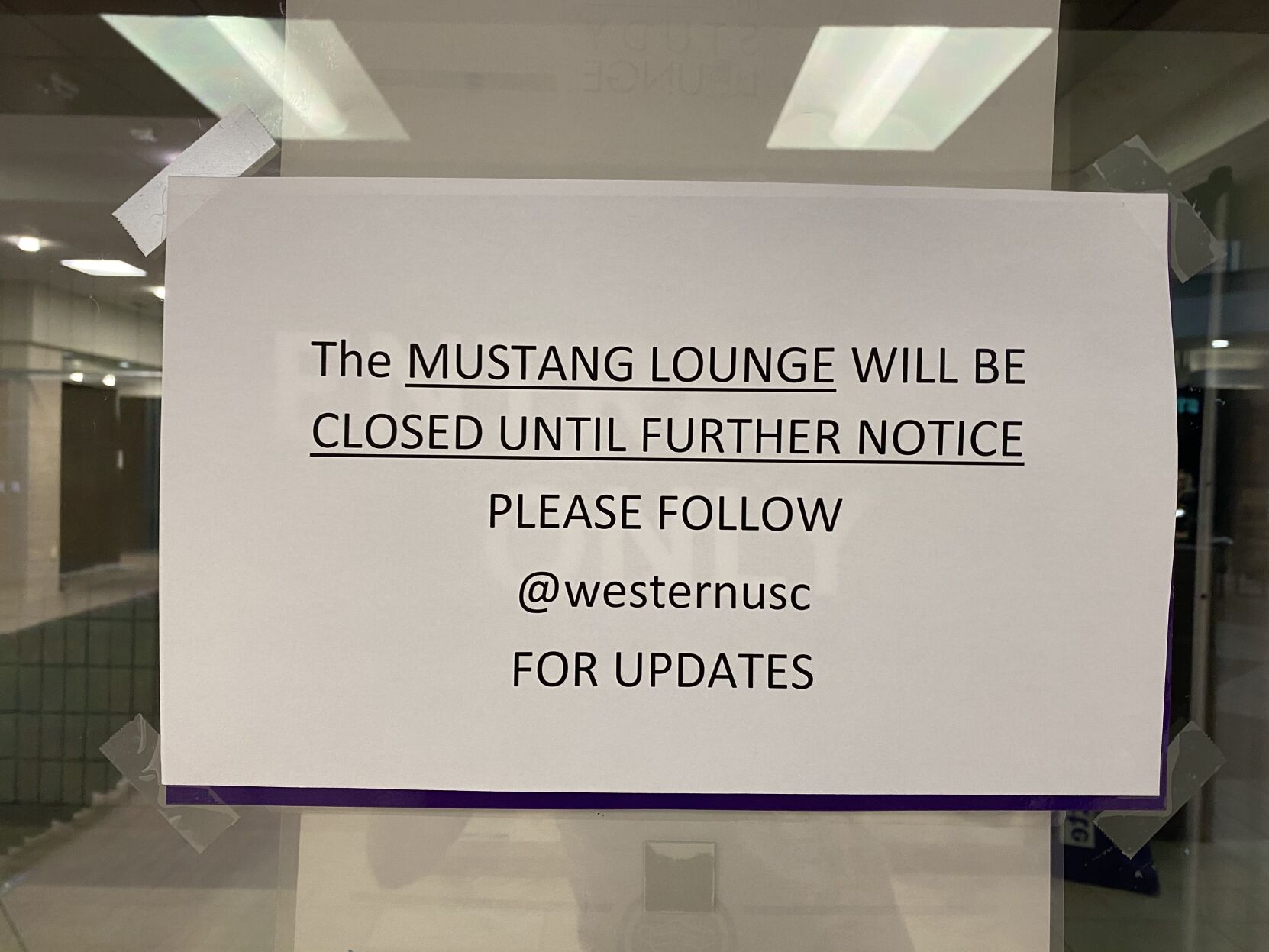 Mustang Lounge closed